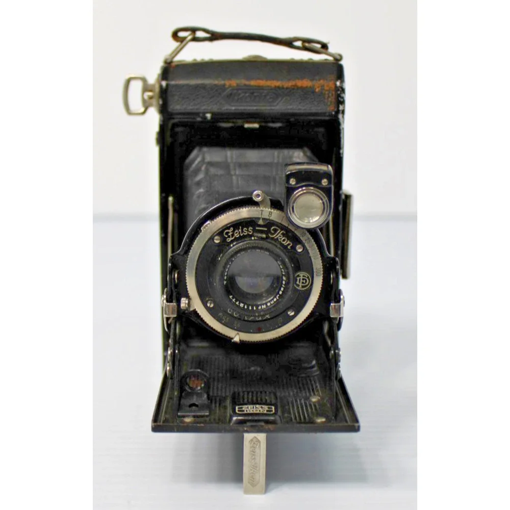 Vintage 1930s Zeiss Ikon 520/14 German Folding Bellows Camera for 2x3in, 5x7.5cm